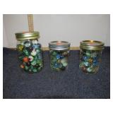 3-- JARS OF MARBLES