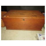 VINTAGE OAK LOCK BOX