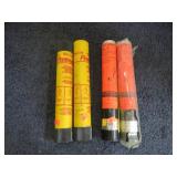 4-- EXPIRED ROCKET PROPELLED PARACHUTE FLARES