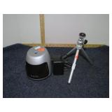X-ACTO PENCIL SHARPENER & MINI CAMERA TRIPOD