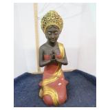 25" TALL KNEELING BUDDHA STATUE