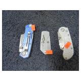 GERBER, ETC RAZOR KNIVES