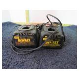 2-- DEWALT 7.2-18V NICD CHARGERS