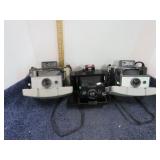 3-- POLAROID INSTANT CAMERAS