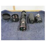 ASSORTED SLR CAMERA LENSES
