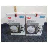 2 bxs-- 3M N95 FACE MASKS
