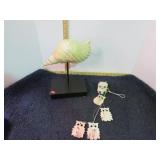 OWL WIND CHIME & SEA SHELL DECOR