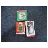 3-- DALLAS COWBOYS CHRISTMAS ORNAMENTS