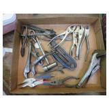 ASSORTED PLIERS, CUTTERS, ETC