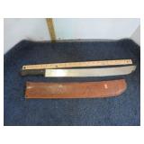 COLLINS USA #124 MACHETTE & SHEATH