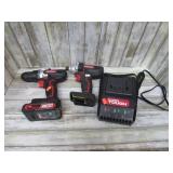 HYPER TOUGH 20V DRILL, DRIVER, BATTERY & CHARGER