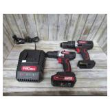 HYPER TOUGH 20V DRILLS, BATTERY & CHARGER