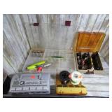 ASSORTED FISHING LURES, ETC