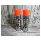 2 CANS-- RUST-OLEUM MARKING PAINT