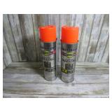 2 CANS-- RUST-OLEUM MARKING PAINT