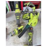RYOBI CORDLESS TOOLS & CHARGER -- UNTESTED