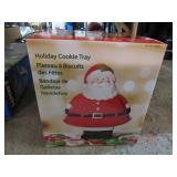 SANTA HOLIDAY COOKIE TRAY
