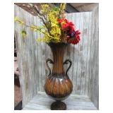 LARGE METSL VASE