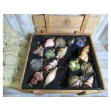 GLASS CHRISTMAS ORNAMENTS