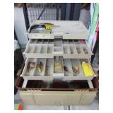 PLANO 747 TACKLE BOX & CONTENTS