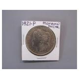 1921-P MORGAN SILVER DOLLAR COIN