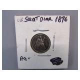 1876 SEATED LIBERTY DIME