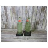 COCA COLA BOTTLE BOOK ENDS