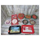 COCA COLA COASTERS & TRAY