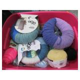 TUB OF YARN