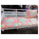 RATTAN SOFA & CHAIR -- MISSING 2 SOFA CUSHIONS
