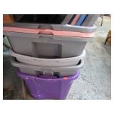 6-- STORAGE TUBS & LIDS