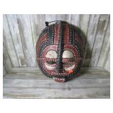 CARVED WOOD AFRICAN MASK