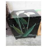 BLACK LAQUER NIGHTSTAND