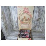 1973 REPRODUCTION COCA COLA CALENDER & WALL DECOR