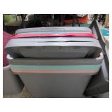 6-- STORAGE TUBS & LIDS
