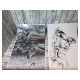 2-- JESSE RAY HORSE PRINTS
