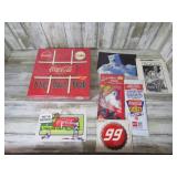 COCA COLA TIC TAC TOE, STICKERS & CARDS