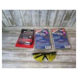 GUN WIPES, SD CARD HOLDER & SHOOTING GLASSES