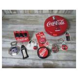 COCA COLA REFRIGERATOR MAGNETS, WATCH , YO YO, ETC