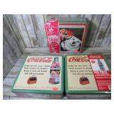 3-- COCA COLA TINS & PUZZLES