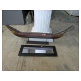 NATIVE CANOE & MIRROR STAND