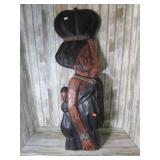 CARVED WOOD AFRICAN DECOR