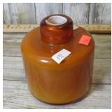 BLOWN ART GLASS VASE- CASE GLASS