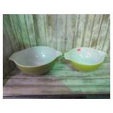 2-- PYREX MIXING BOWLS