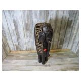 CARVED WOOD ELEPHANT