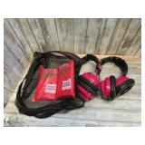 2-- WINSTON MOTORSPORTS HEADPHONE RADIOS & POUCHES