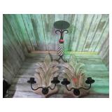 CANDLE STAND & WALL SCONCES