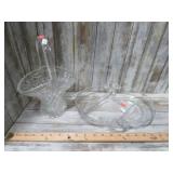 GLASS BASKET & DIVIDED DISH