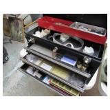 ASSORTED DENTIST TOOLS IN TOOL BOX