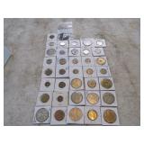 ASSORTED COINS & TOKENS